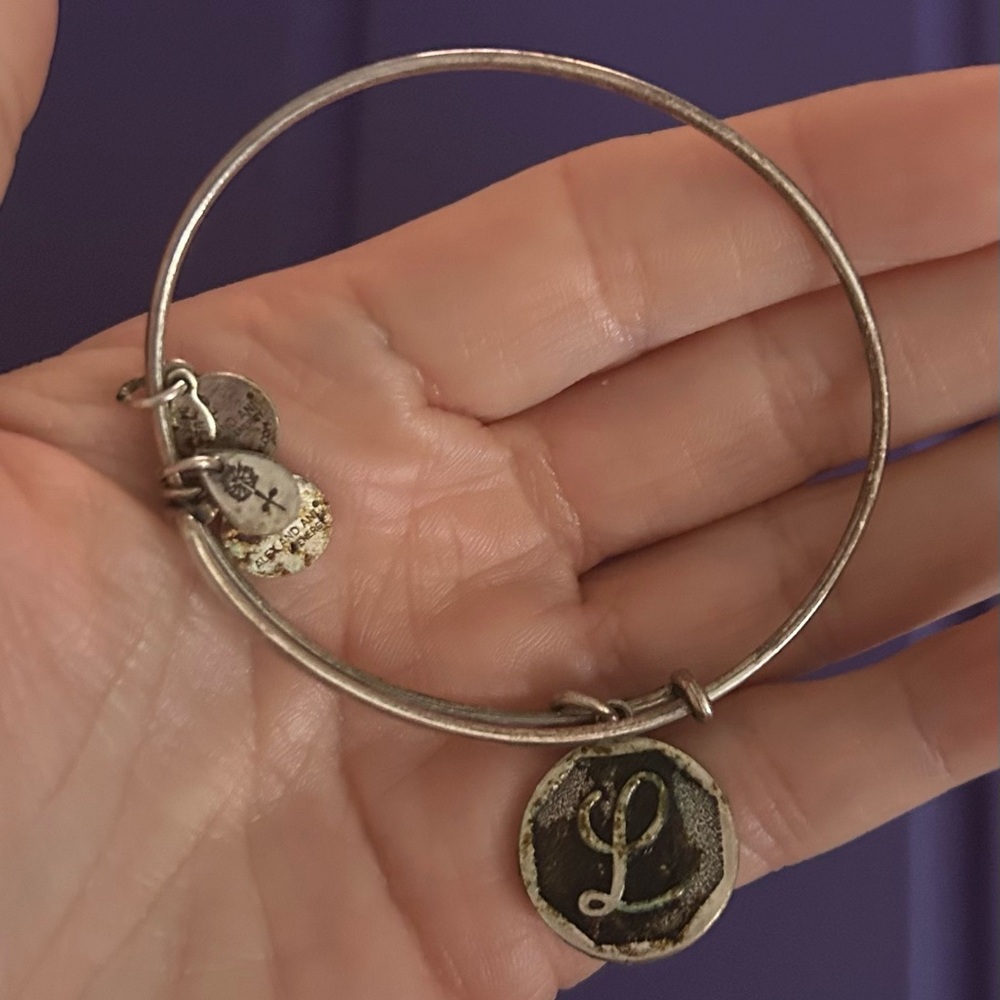 Alex & Ani Initial “L” Bracelet